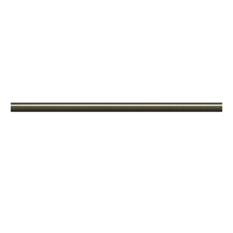Enkelt gardinstang Goodhome Antiki 16 mm 240 cm med guldkugle