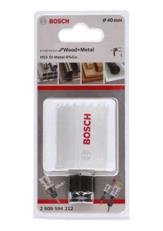 Ergonomic Design Bosch bimetal hulsave 40 mm