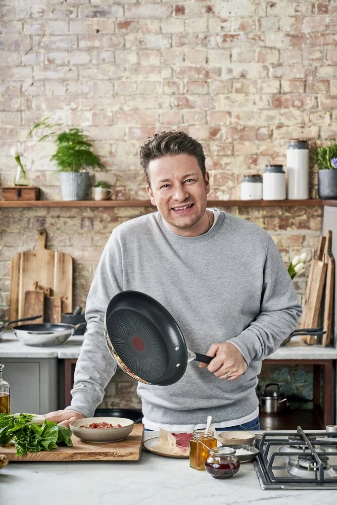 Ergonomic Design Jamie Oliver Quick & Easy SS stegepande 24 cm