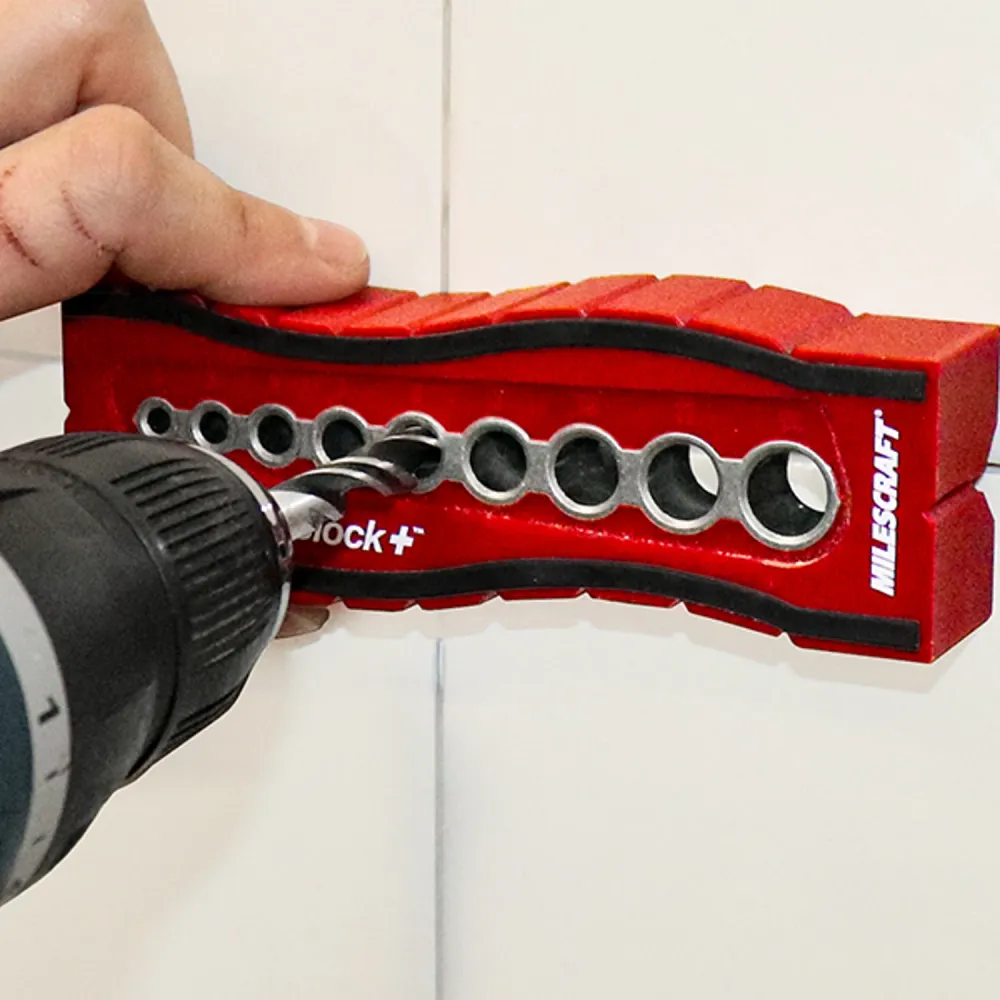 Ergonomic Design MILESCRAFT Boreskabelon DrillBlockPLUS