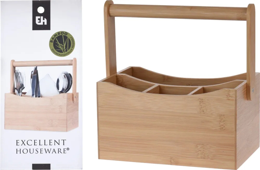 Exceptionel Houseware bestikholder i bambus