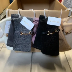 Fingerløse handsker med “bid” design Graa