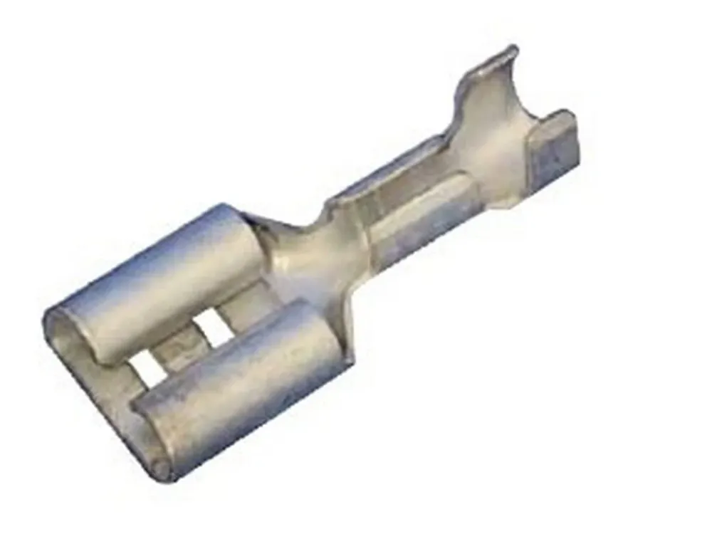 Fladstik hun uisoleret 4,8x0,8-2,5mm² fortinnet