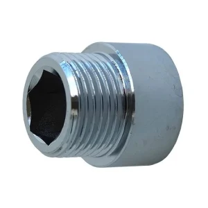 Forlænger 3/8" x 10 mm krom