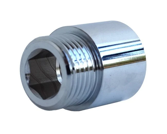 Forlængerstykke 3/4" 15 mm krom