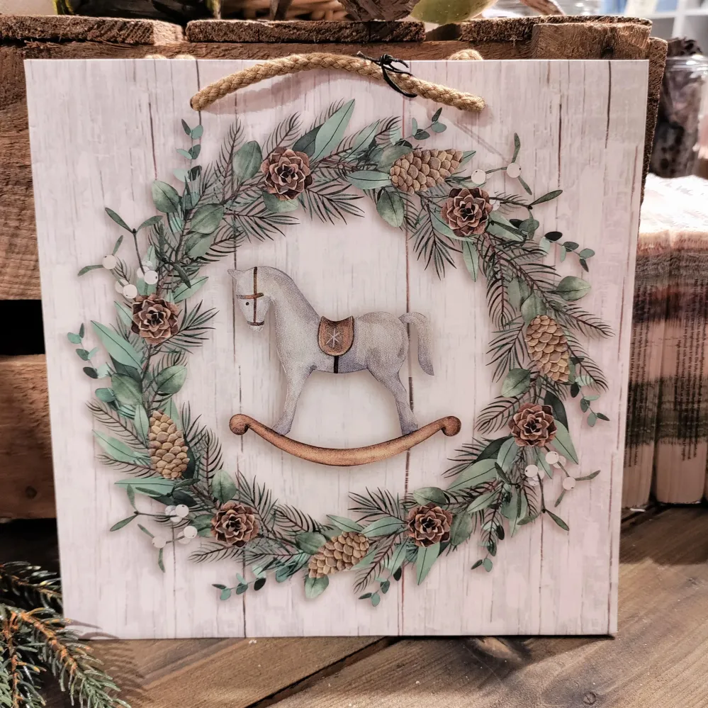 Gavepose, Ihr White Xmas Wreath | Lifetime Warranty