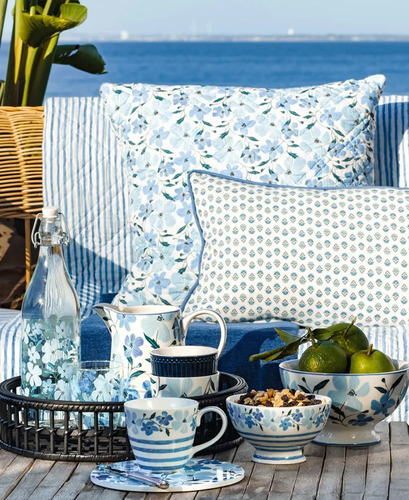 Glasflaske Laerke ivory