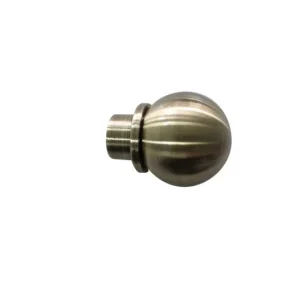 GoodHome Antiki 19 mm afslutning kugle standard i antik messing
