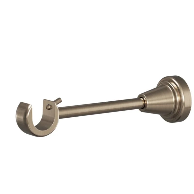 GoodHome Antiki enkelt gardinstang 19 mm 160 cm med guld afslutning