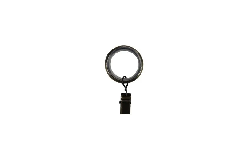GoodHome Antiki sæt med ringe og klemmer 16/19 mm