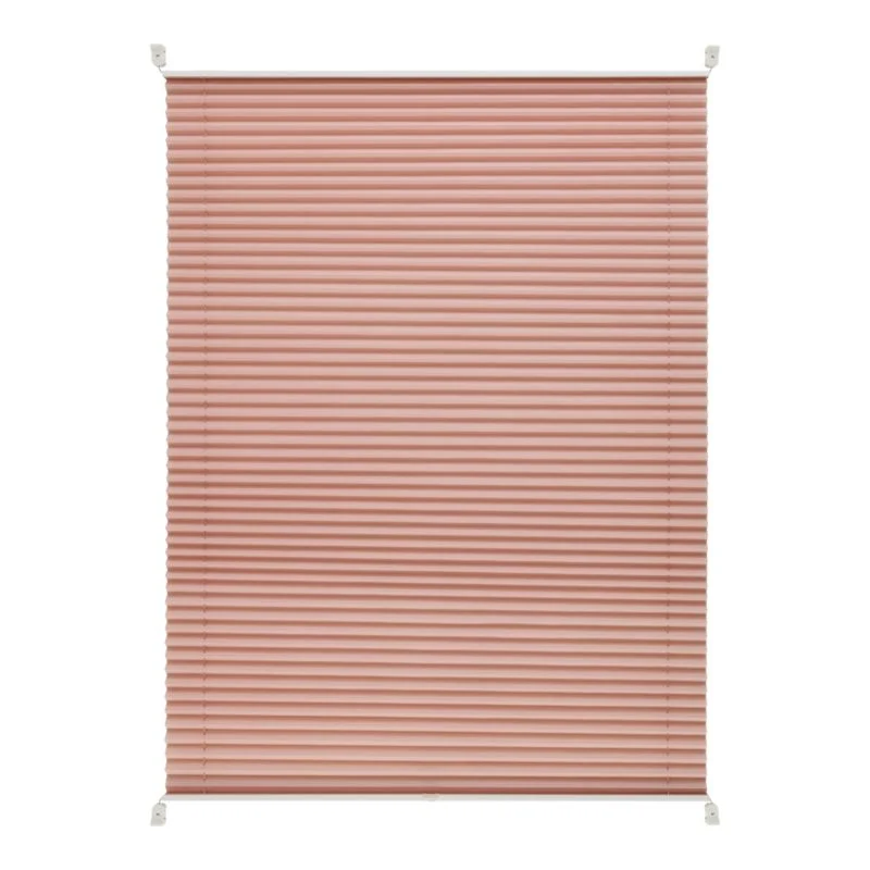 GoodHome Caprera plissé rullegardin 62 x 150 cm i fersken