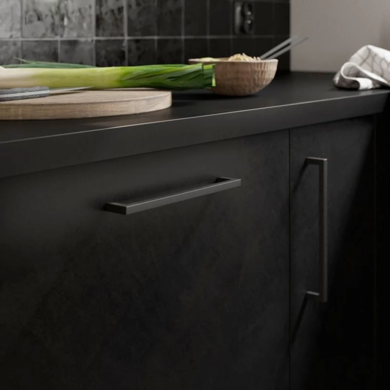 GoodHome Dukkah møbelgreb 233 mm mat-sort