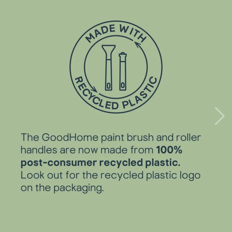 GoodHome flad pensel til træ 80 mm