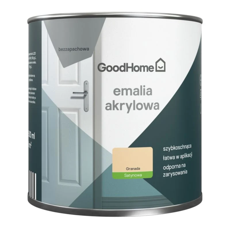 GoodHome Granada akryl-emalje, pletresistent, 0,5 l Drywall Installation