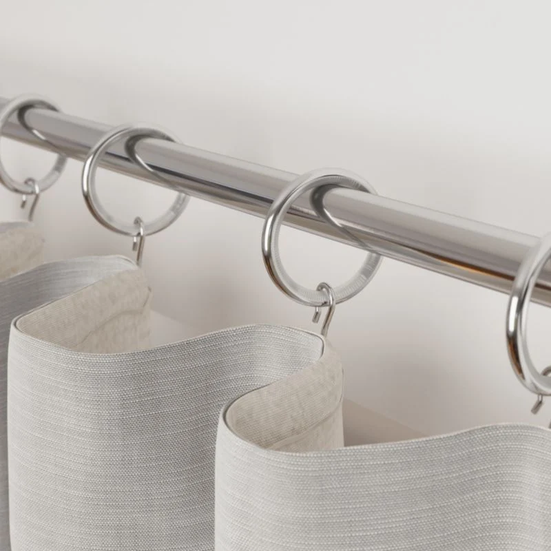 GoodHome Olympe gardinstang 19 mm 160 cm grå