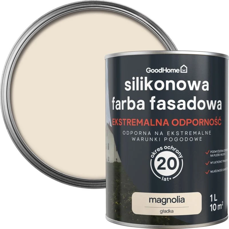 GoodHome Prime facadefarve magnolia 1 l