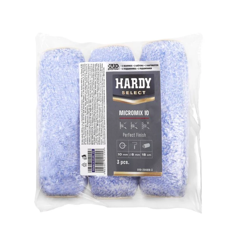 Hardy Micromix malerrulleindsats 18 cm, 3 stk.