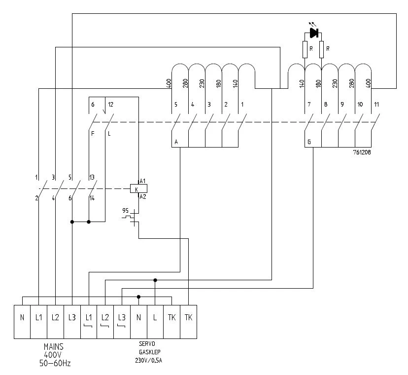 Hastighedsregulator 3-faset 5 amp Industrial Design