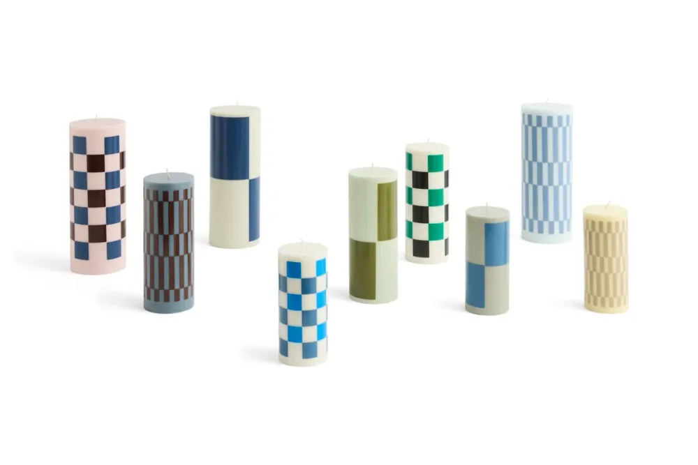 HAY Column Bloklys Lille - Cream & Sand Electricians