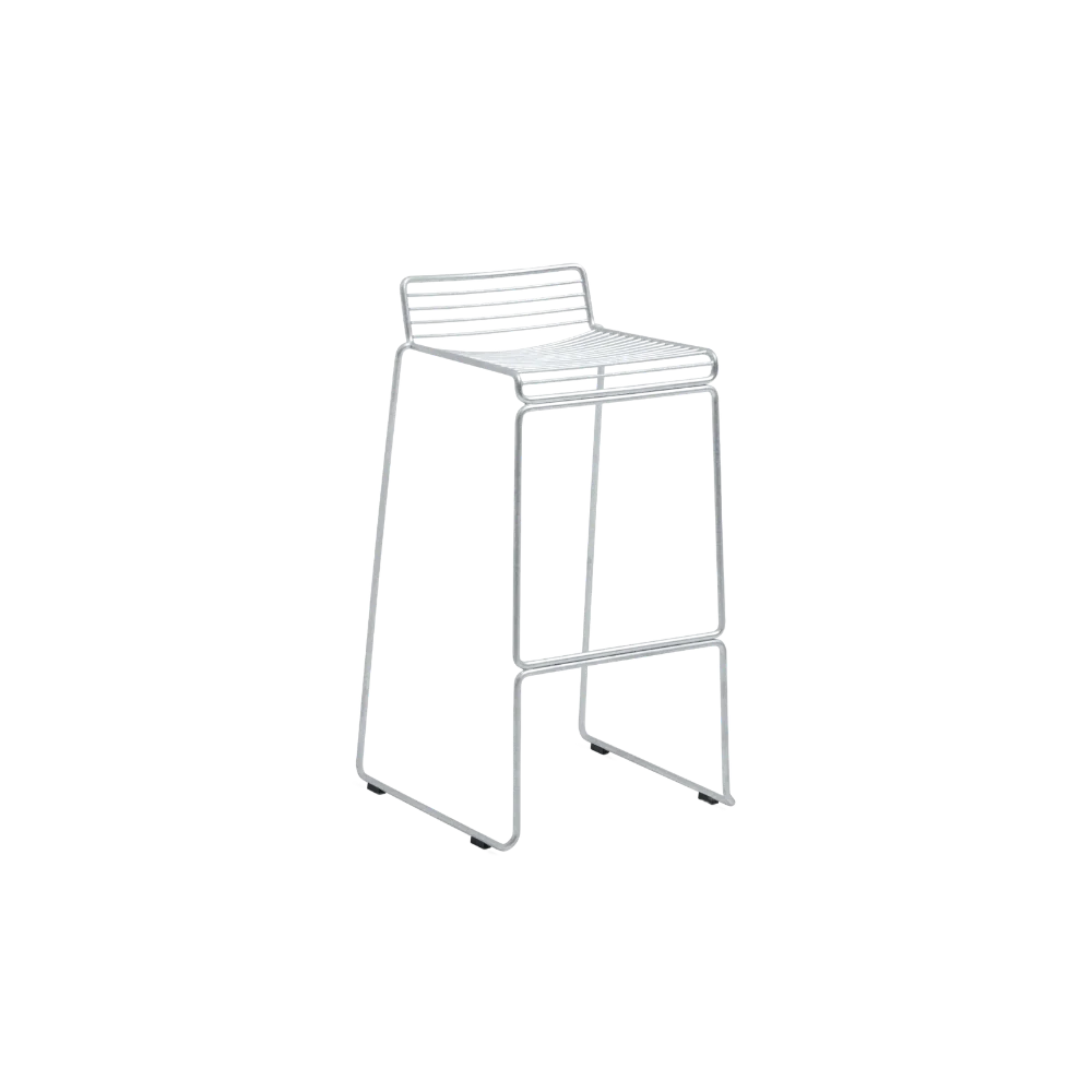 HAY Hee barstol Brushed Nickel