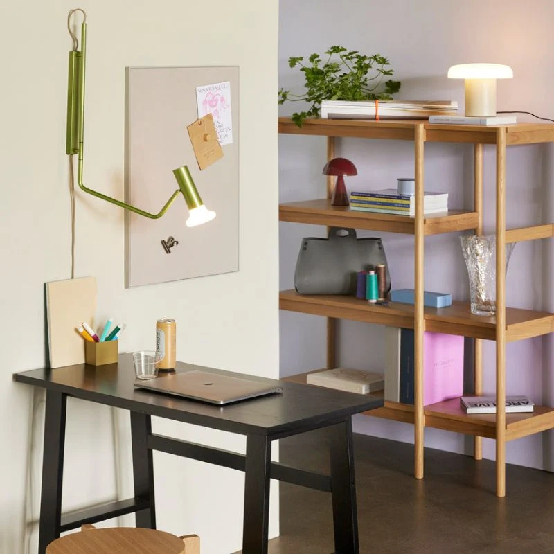 Hübsch Seize reol i egetræ og MDF 120x42x140 cm