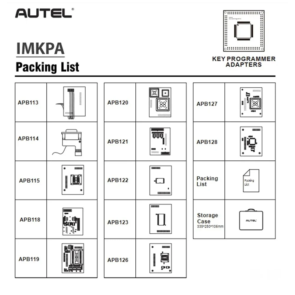Heavy Duty Autel MaxiIM IMKPA KIT