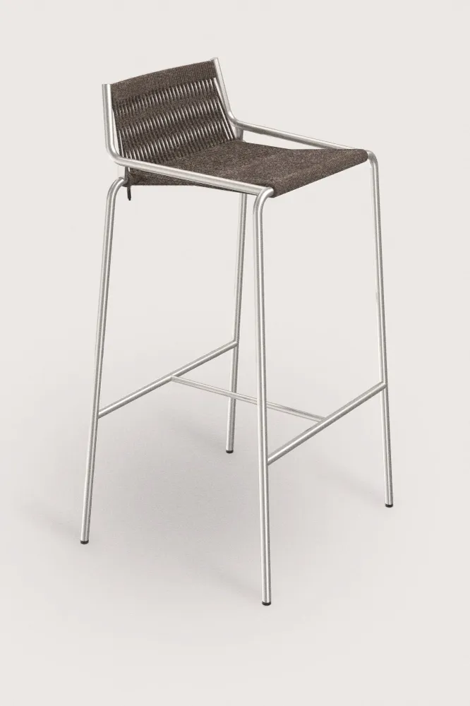 Heavy Duty Noel Bar Chair H77 Black