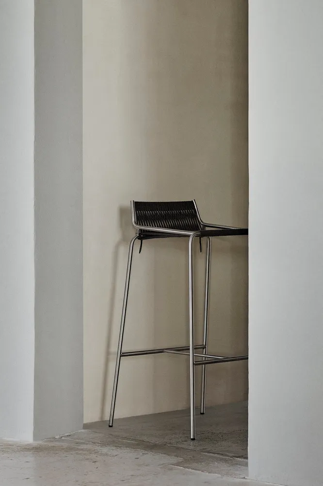 Heavy Duty Noel Bar Chair H77 Black