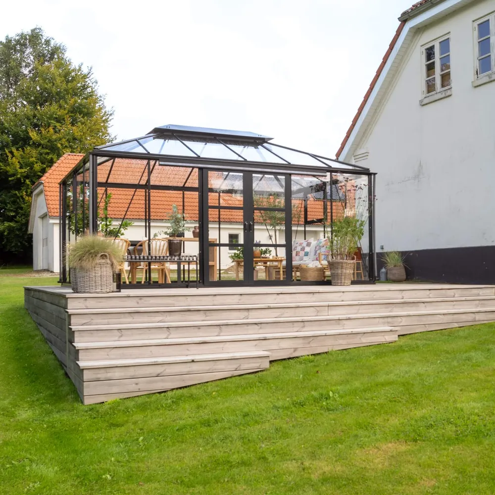 High Precision Drivhus Royale Cube 14.5 m²
