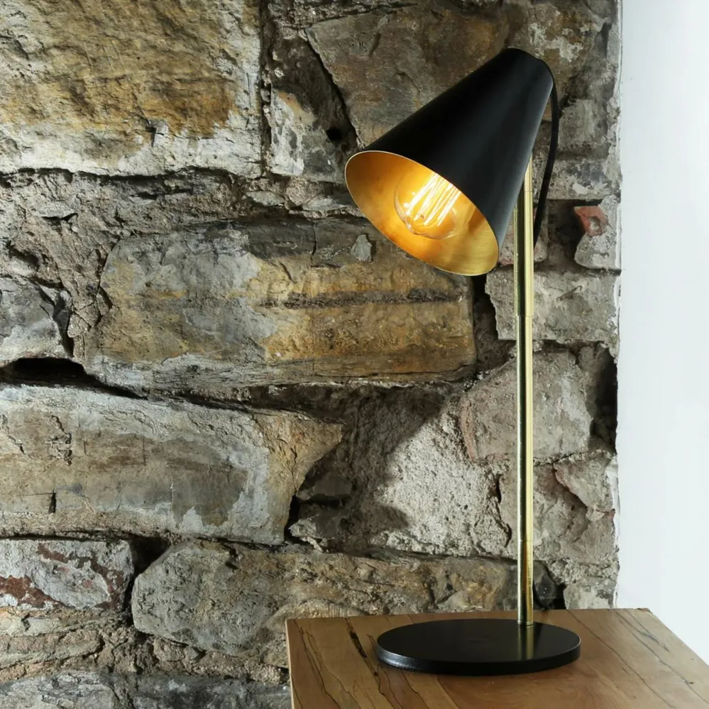 High Precision Lusake bordlampe Mullan Sort
