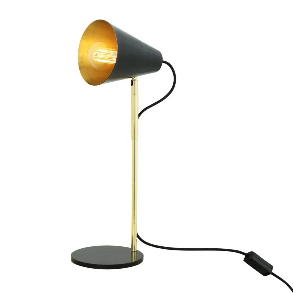 High Precision Lusake bordlampe Mullan Sort