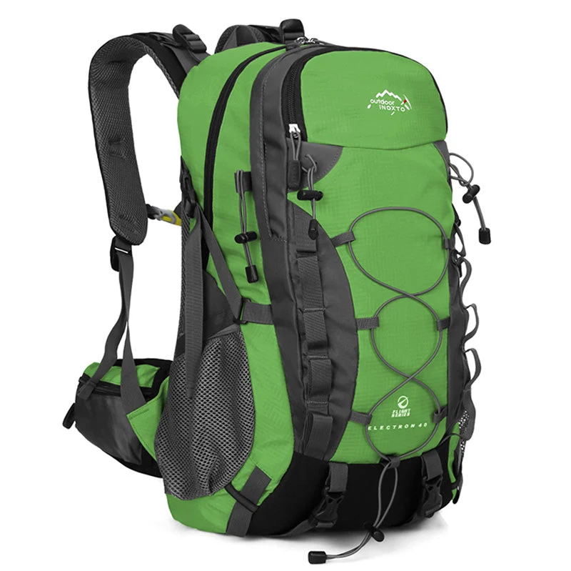 Hiking Backpack 40L | Durable Alpine Design Bungee System Red