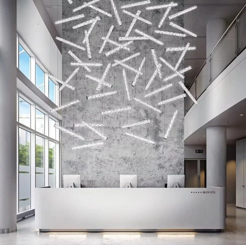 Hugo Architectural System fra Slamp Hvid