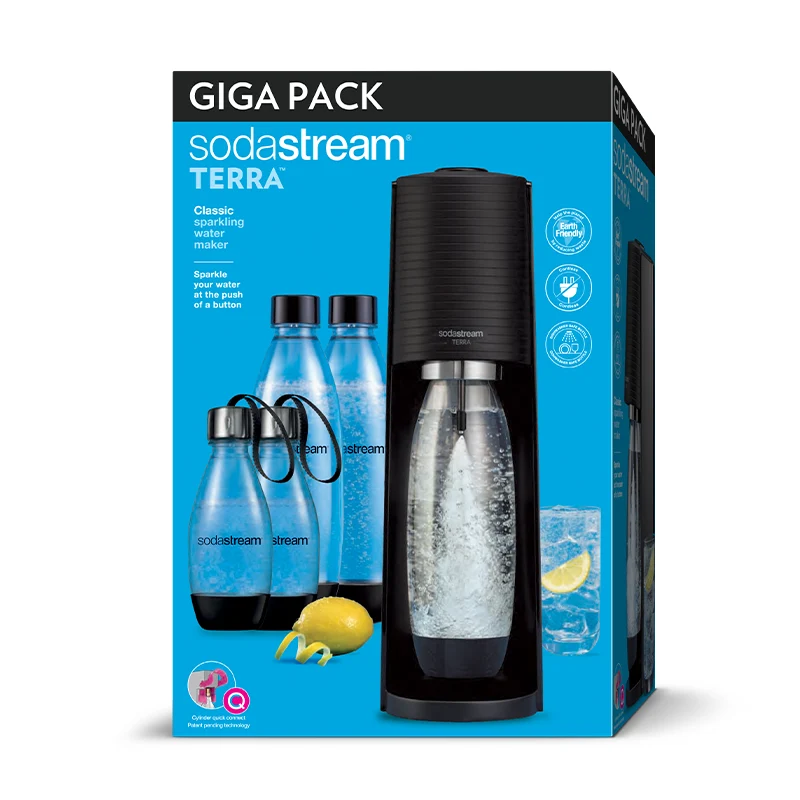 Industrial Strength Sodastream Terra Gigapack Danskvandsmaskine