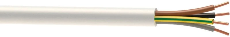 Installationskabel AKS Zielonka YDY 4 x 1,5 mm² 1 m