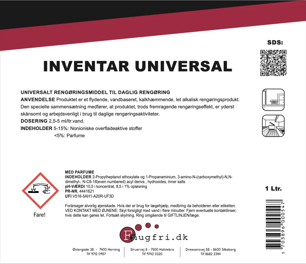 Inventar universal rengøringsmiddel DIY Projects