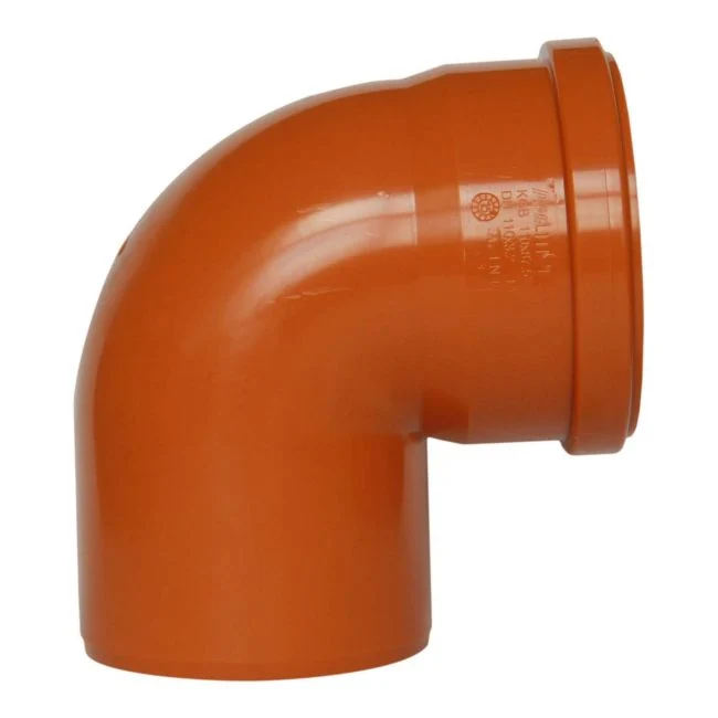 Kanalbøjning Pipelife 87° 160 mm peach