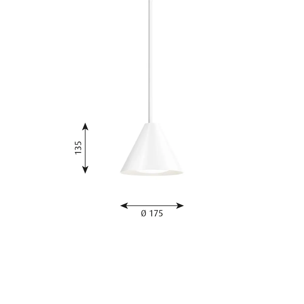 Keglen Ø175 Alabast