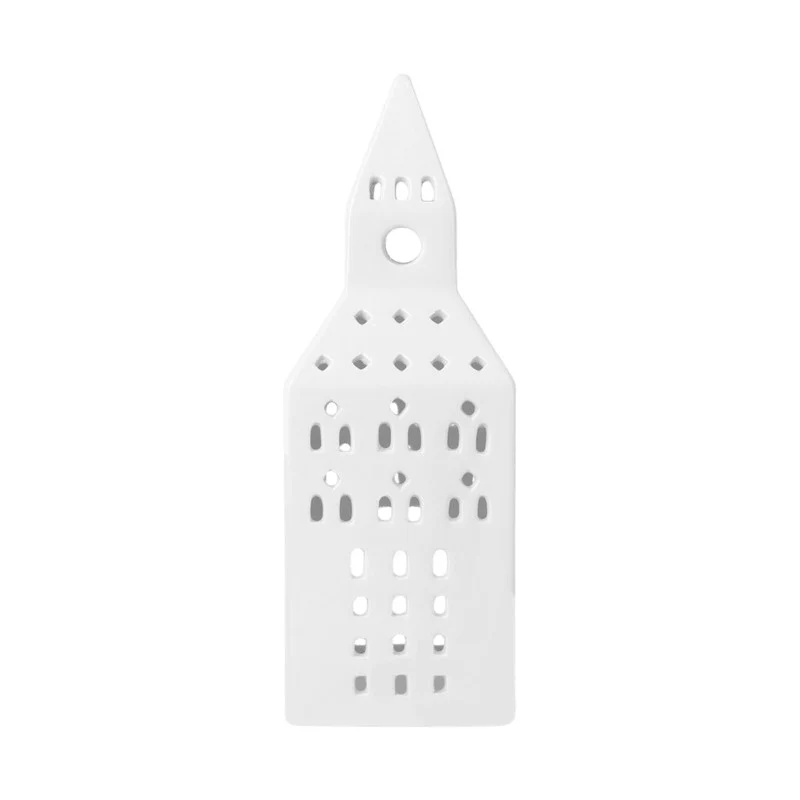 Kähler Urbania kirketårn lyshus alabast H20 cm