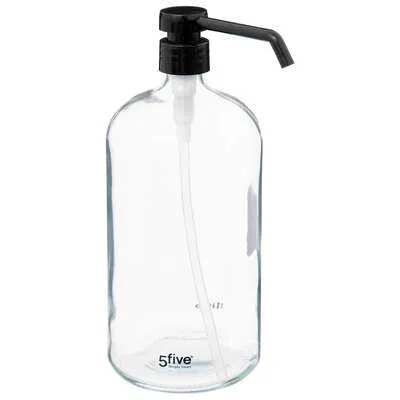 1L Klar pumpeflaske Storage Case