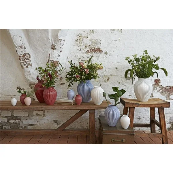 KNABSTRUP VASE 20 CM KRIDT