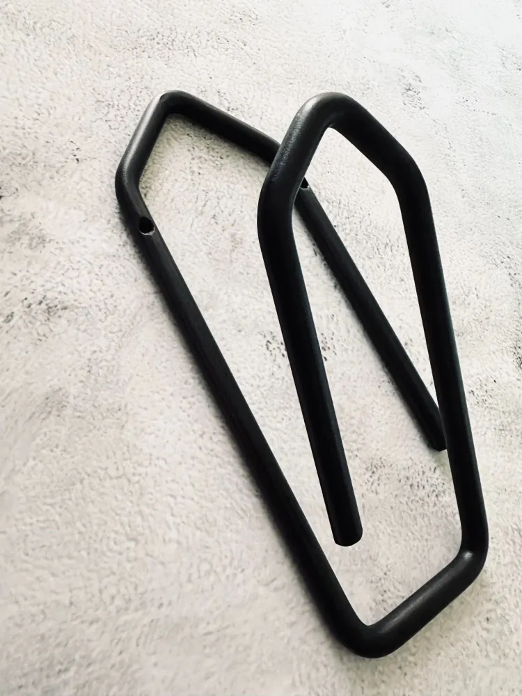 Knage clips i onyx jern