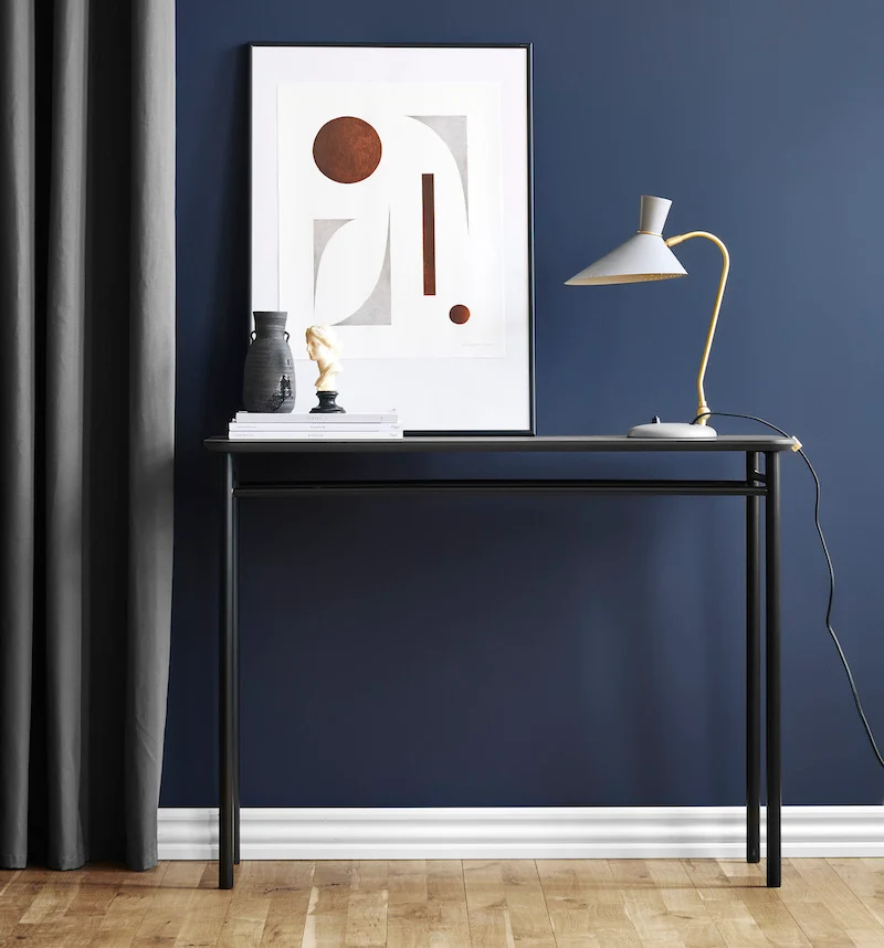 Konsolbord i valchromat Hove Home | Lifetime Warranty