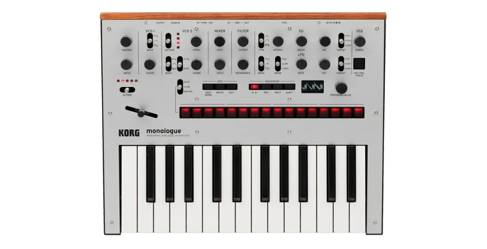 Korg Monologue Synthesizer (Sølv) - 20V