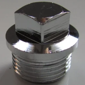 Kromet prop 3/8" til varme- og vandinstallationer