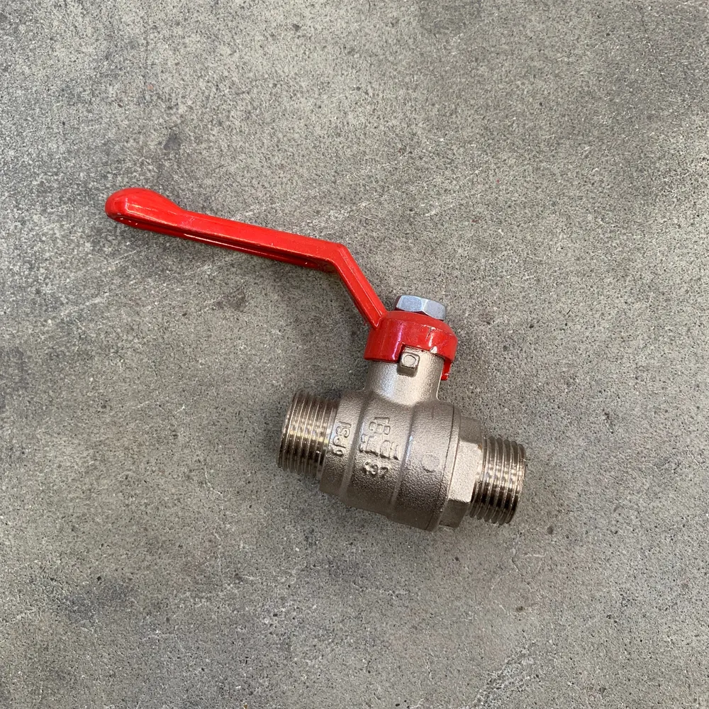 1/2" kuglehane med T-greb ni/ni Home & Workshop