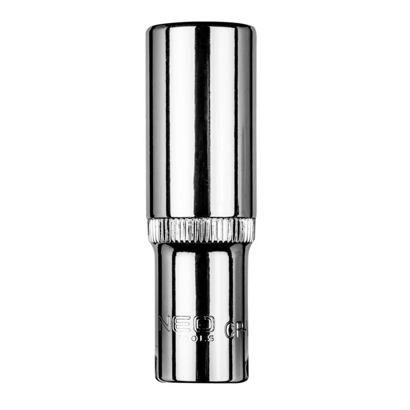 Lang sekskantet top NEO TOOLS 3/8" 14 mm, 1 stk. Brushed Nickel