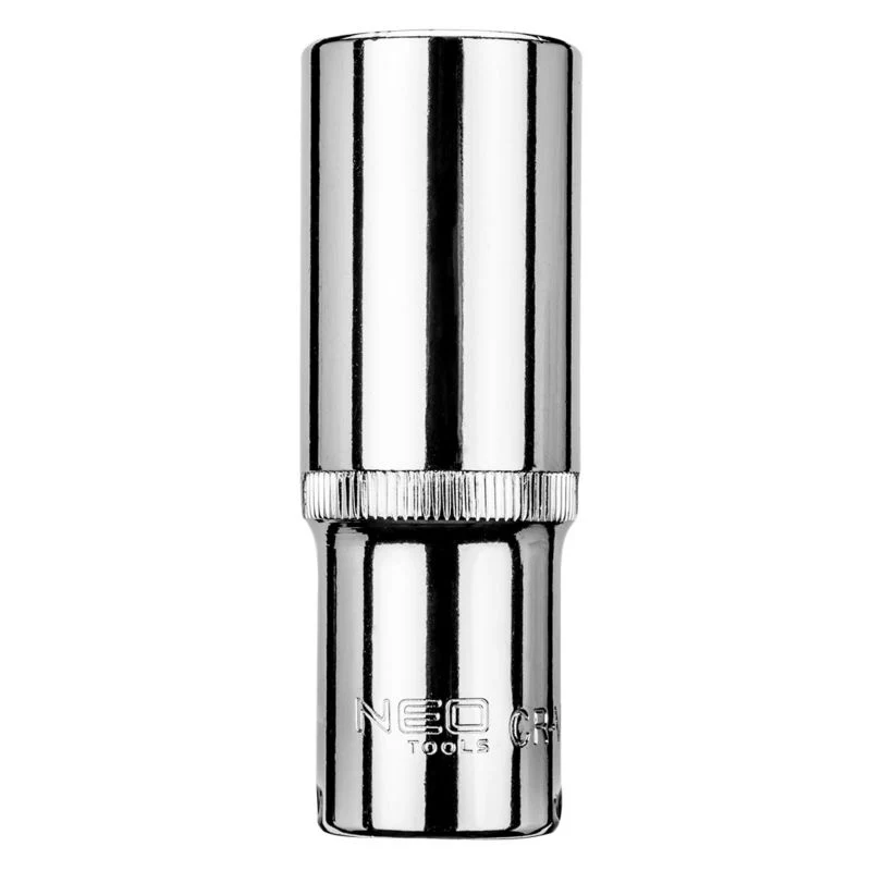 Lang sekskantet top NEO TOOLS 1/2" 20 mm 1 stk. Brushed Nickel