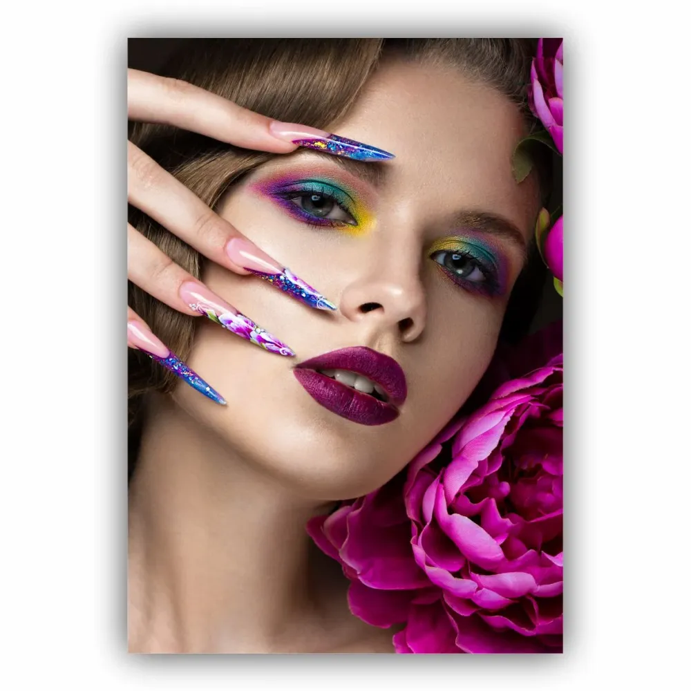 Laser Level Flower Power Nails