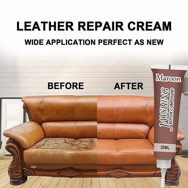 LeatherGel 1+1 GRATIS: Ultimativ Lædergel Reparation Og Restaurering Beige